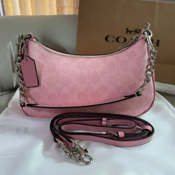 Coach Teri ShoulderBag In Signature Canvas - Picture 4 of 6